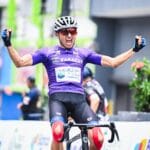 Camilo Gómez celebró en la cuarta jornada de la Vuelta a Venezuela